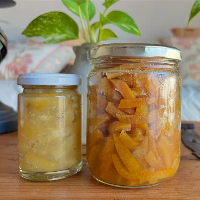 自家製オレンジピールとレモンピール
・
・
バイオ個性で食べて、心と体をつなぎ、健康と幸せを手に入れるホリスティックな食事法をコーチングする、ソフィアウッズ・インスティテュート代表　公認統合食養ヘルスコーチ（CINHC）、公認国際ヘルスコーチ（CIHC）の森ちせです。
・
・
製菓材料として販売されているピールは
どれも白砂糖を使っているものばかりなので
自分で作ることにしました
・
夏に冷凍しておいた無農薬（自然栽培）の夏ミカンの皮と
この季節のレモンの皮とハチミツ
・
使ったのは有機のはちみつだけです！
・
これで、今年もエリーゼンレープクーヘンを作ろうと思っています♪
・
・
*******************************
あなたも統合食養学を学びませんか？
ヘルスコーチと話をしてみませんか？
*******************************
・
・
💕【セルフドクターコース】
・
セルフドクターコースは、
食で心と体をつなぎ、ご自分の主治医（セルフドクター）
になる方法を12のテーマに沿って学ぶコースです
・
新学期は毎年３月と９月
・
コースの詳細はこちらをご覧ください。
https://www.sophiawoodsinstitute.com/mindbodymedicine/selfdoctor/
・
💕【プライベート・ヘルスコーチング・プログラム】
・
なりたいあなたをイメージしてください
悩みや疑問が解決したなりたいあなたはどんな人でしょう
・
統合食養学のヘルスコーチングは
あなたのなりたいイメージから始まります
・
詳しくはこちらからご確認ください。
https://www.sophiawoodsinstitute.com/program/
・
・
#ホリスティック栄養学
#統合食養学
#ソフィアウッズインスティテュート
#ヘルスコーチ
#ホリスティック
#食事法
#食事指導
#食事改善
#食事療法
#体質改善
#代替療法
#自然療法
#ナチュラルレメディ 
#マインドボディメディシン
#セルフドクター
#資格取得 
#白砂糖不使用 
#オレンジピール 
#レモンピール 
#はちみつ